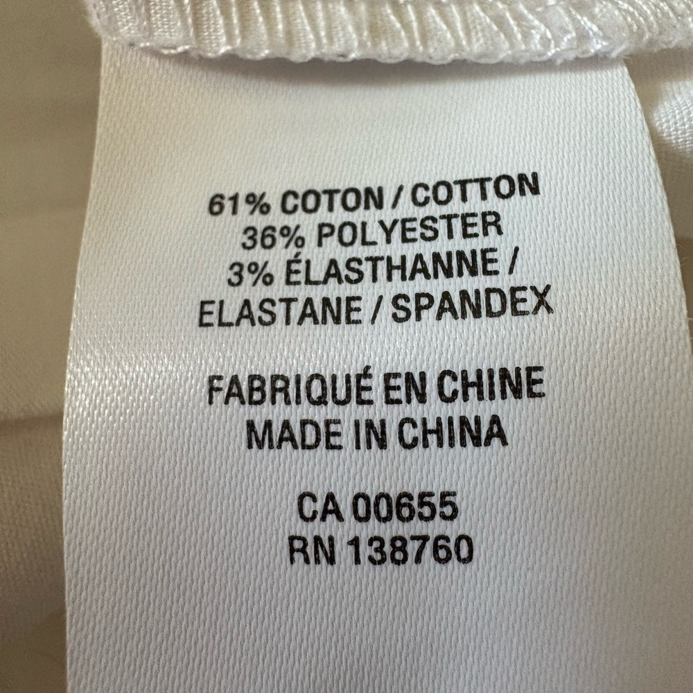 White Ruffled Sleeveless Top - Picture 3 of 4